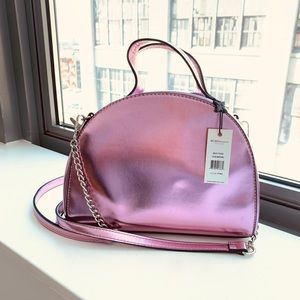 BCBG Lola Satchel Rosegold Metallic 🌸Tag still on
